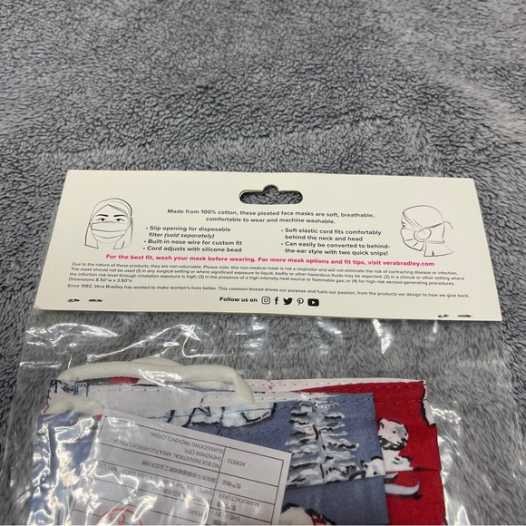 Vera Bradley Pleated Masks - Picture 8 of 8